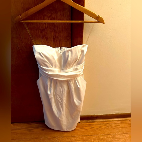 White House Black Market Dresses & Skirts - White Strapless Formal Dress